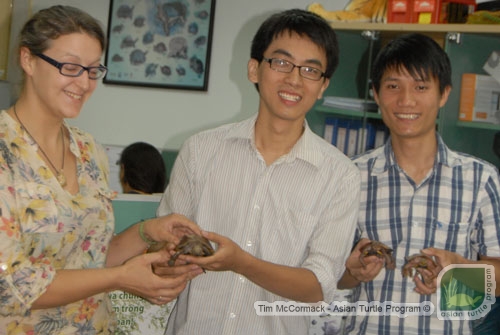 Chuyển giao hai loài rùa quý hiếm cho Trung tâm bảo tồn rùa Cúc Phương Kết quả của việc nâng cao nhận thức bảo tồn từ trang mạng xã hội Facebook